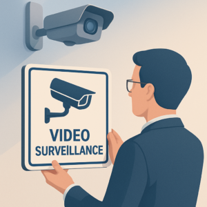 panneau vidéosurveillance